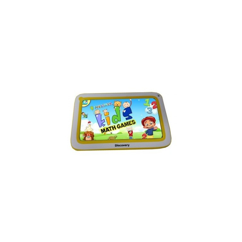 Tablette Discovery Happy Space 7" Blanc&Jaune + Montre
