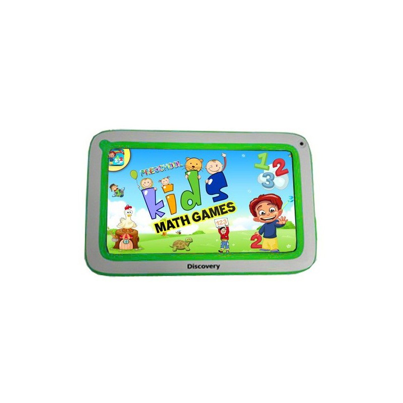 Tablette Discovery Happy Space 7" Blanc&Vert + Montre