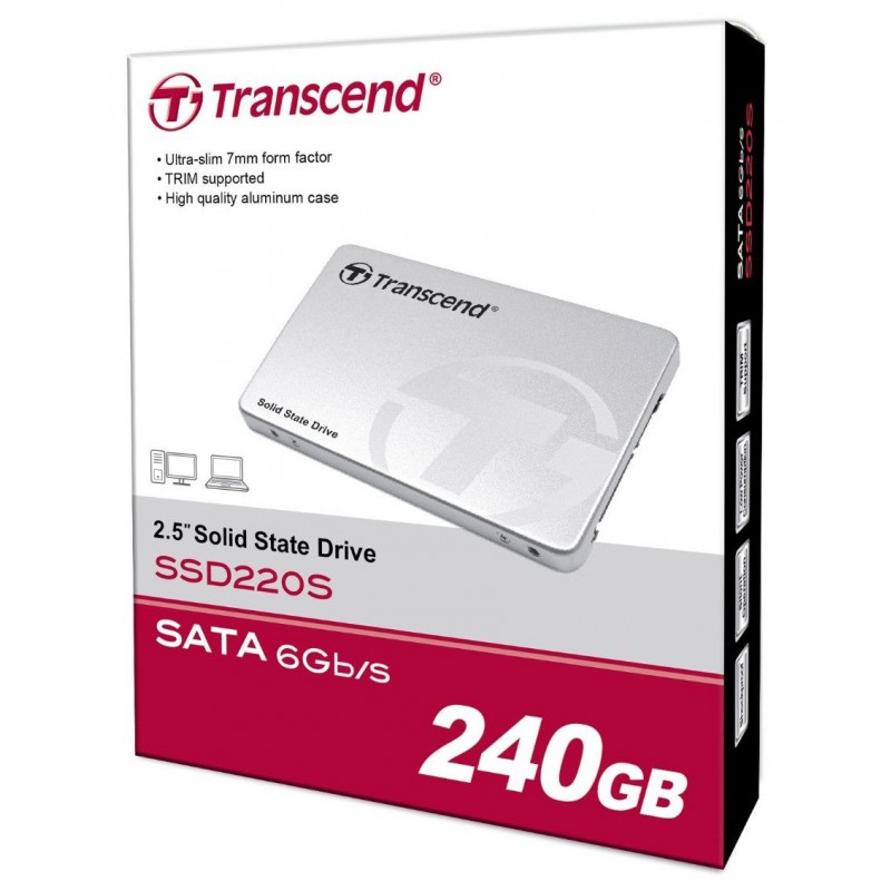 Disque Dur Interne SSD Transcend 240 Go / 2.5"