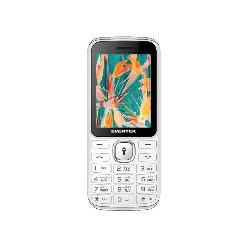 Téléphone Portable Evertek Neon / Double SIM / Blanc