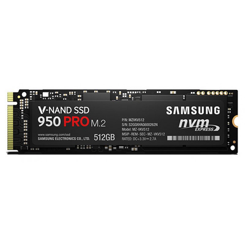 Disque dur Samsung SSD 950 PRO M.2 PCIe 512 Go