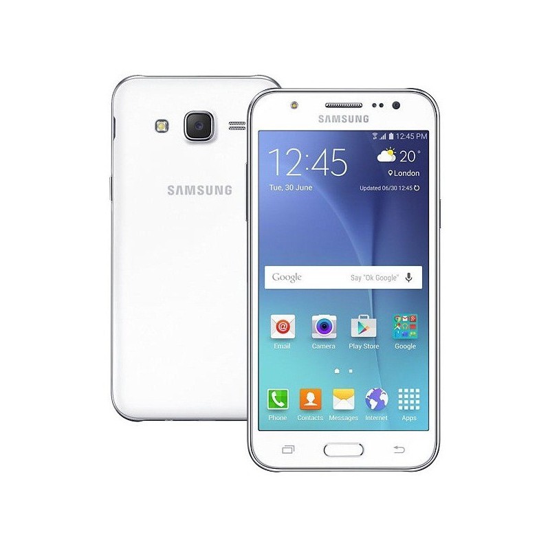 Téléphone Portable Samsung Galaxy J5 2016 / 4G / Double SIM / Blanc  + SIM Offerte