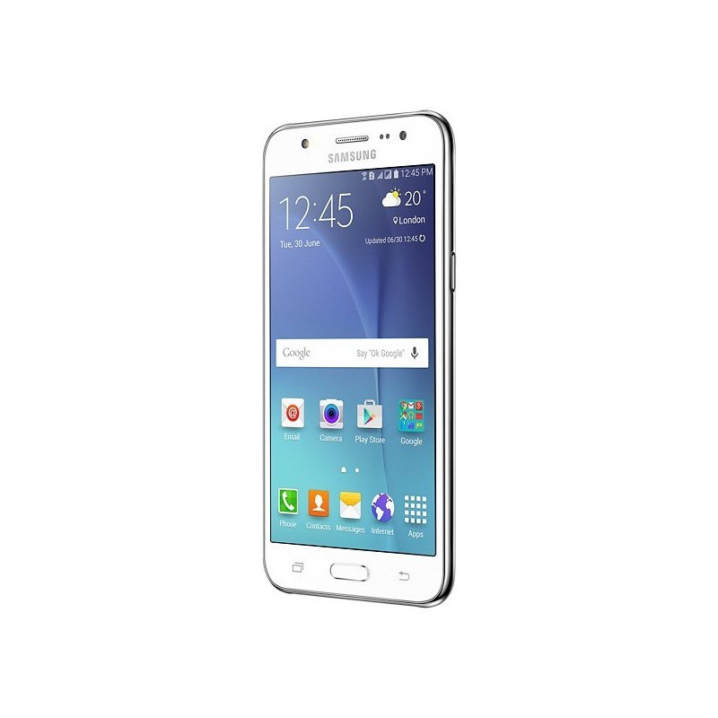 Téléphone Portable Samsung Galaxy J5 2016 / 4G / Double SIM / Blanc  + SIM Offerte