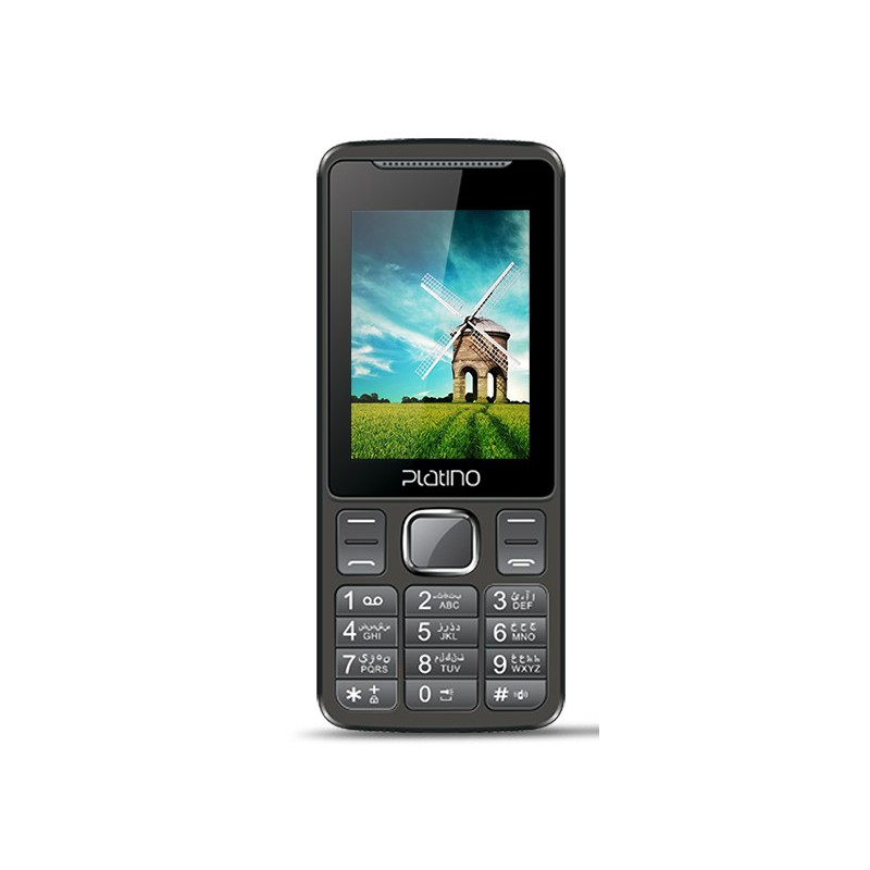 Téléphone Portable Platino Tulipe / Double SIM / Noir