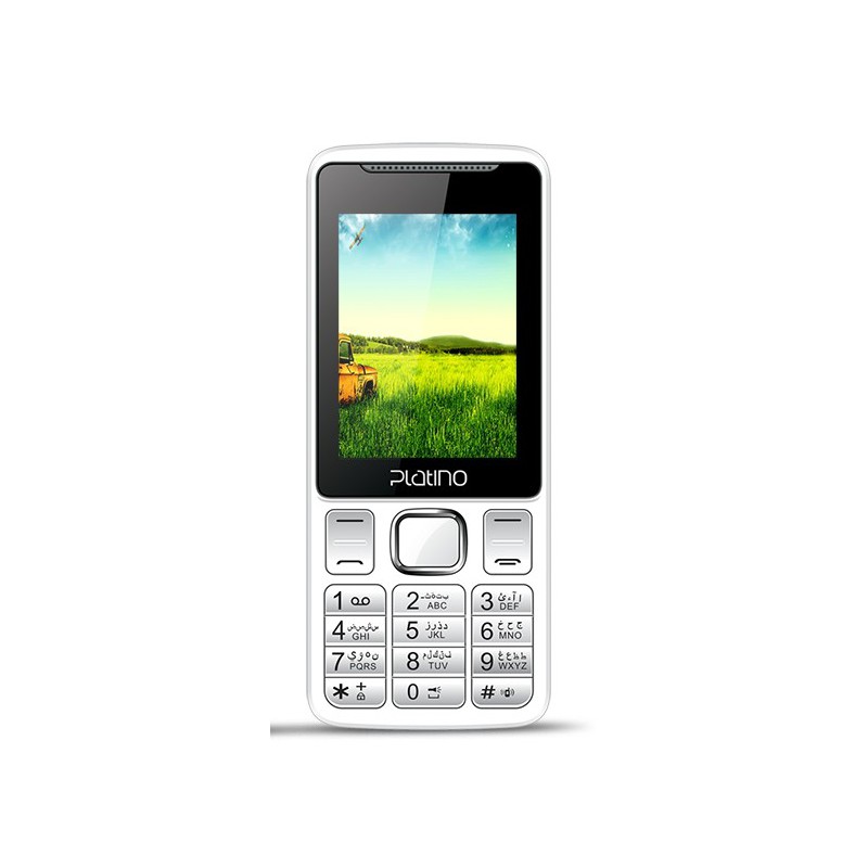 Téléphone Portable Platino Tulipe / Double SIM / Blanc