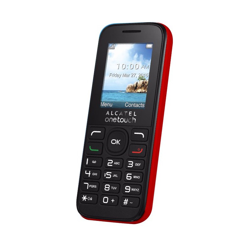 Téléphone Portable Alcatel Falcao 1050D / Double SIM / Blanc + SIM Offerte?