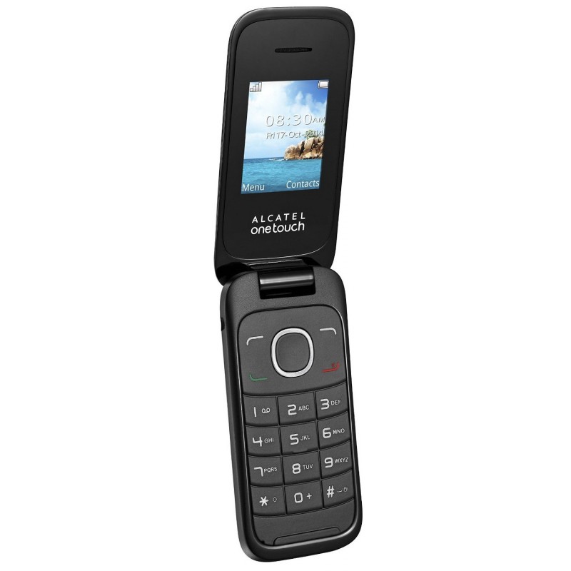 Téléphone Portable Alcatel Falcao 1050D / Double SIM / Noir + SIM Offerte?