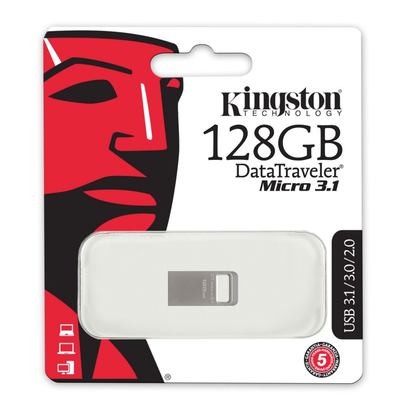 Clé USB Kingston DataTraveler Micro 3.1 / 128 Go