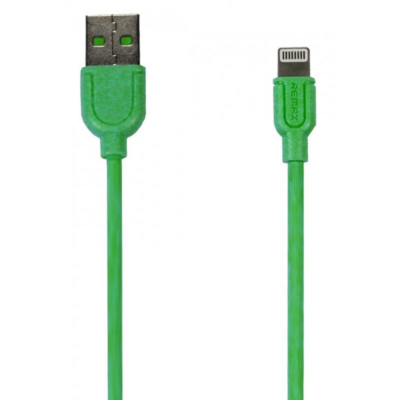 Câble Remax Souffle RC-031i USB vers Lightning / Vert