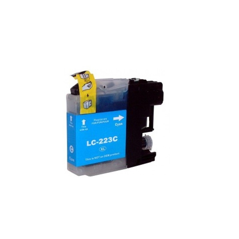 CARTOUCHE ADAPTABLE BROTHER LC223C / CYAN