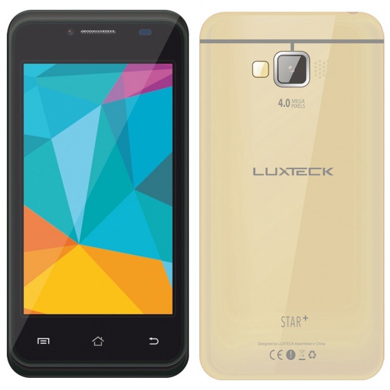 Téléphone Portable Luxteck Star+ / 3G / Double SIM / Noir + SIM Offerte