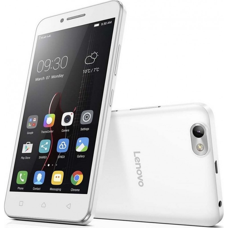 Téléphone Portable Lenovo A2020 / 4G (LTE) / Double SIM / Noir + SIM Offerte