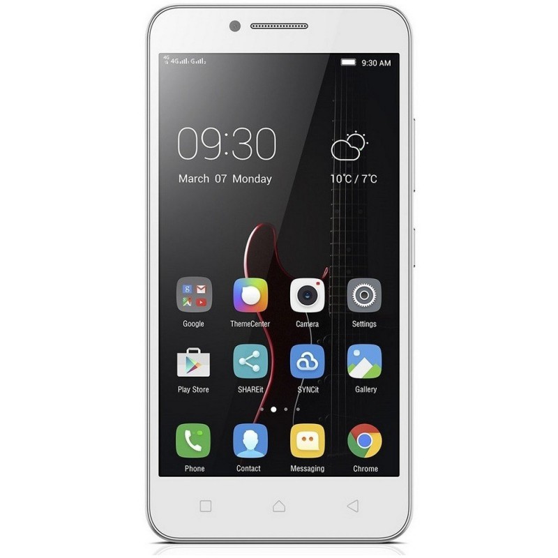 Téléphone Portable Lenovo A2020 / 4G (LTE) / Double SIM / Noir + SIM Offerte