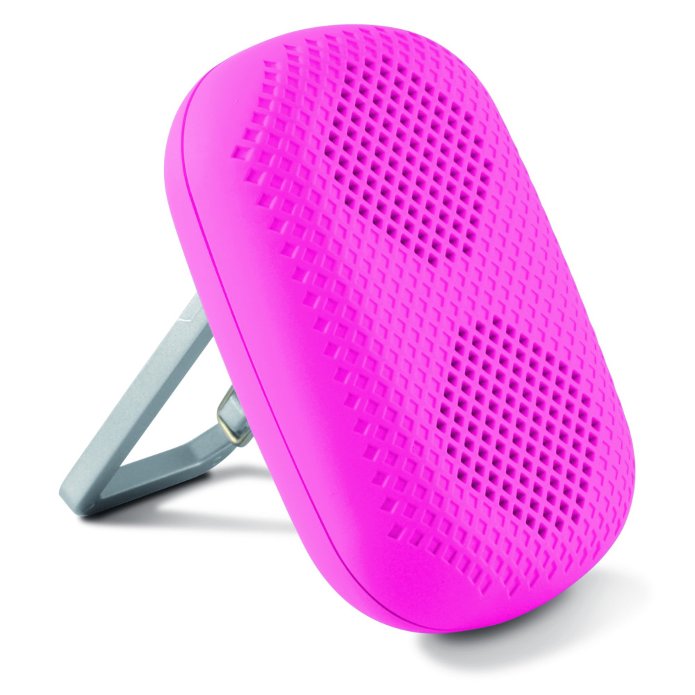 Mini Enceinte Ksix Bluetooth avec Socle intégré / Rose