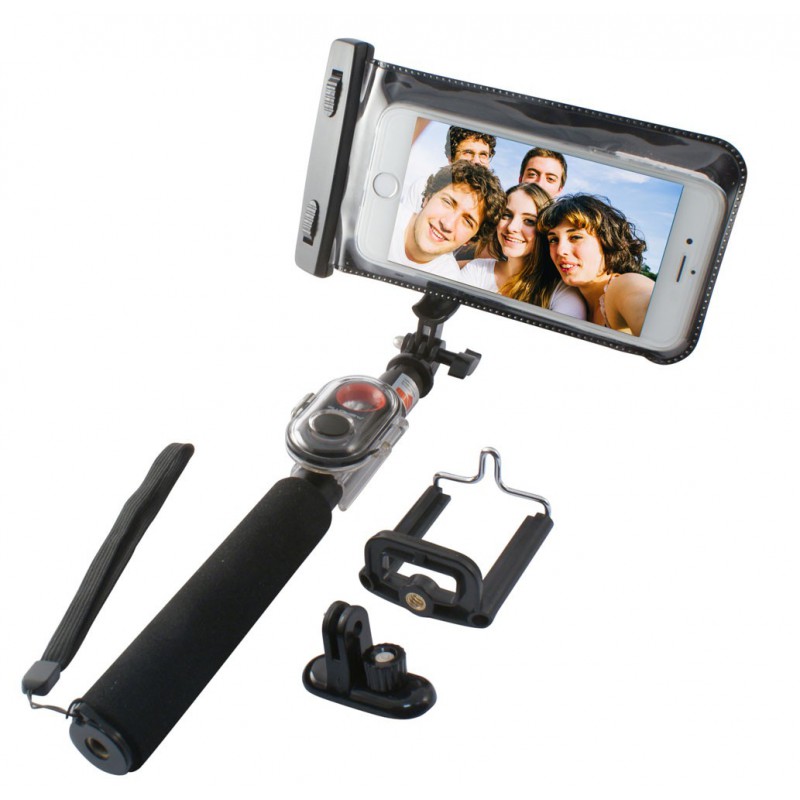 Perche télescopique selfie Ksix Bluetooth et Etanche avec Télécommande