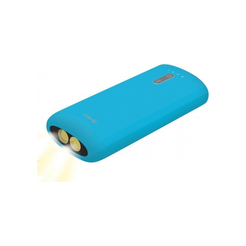 Power Bank Ksix 4000 mAh avec Torche intégrée / Bleu