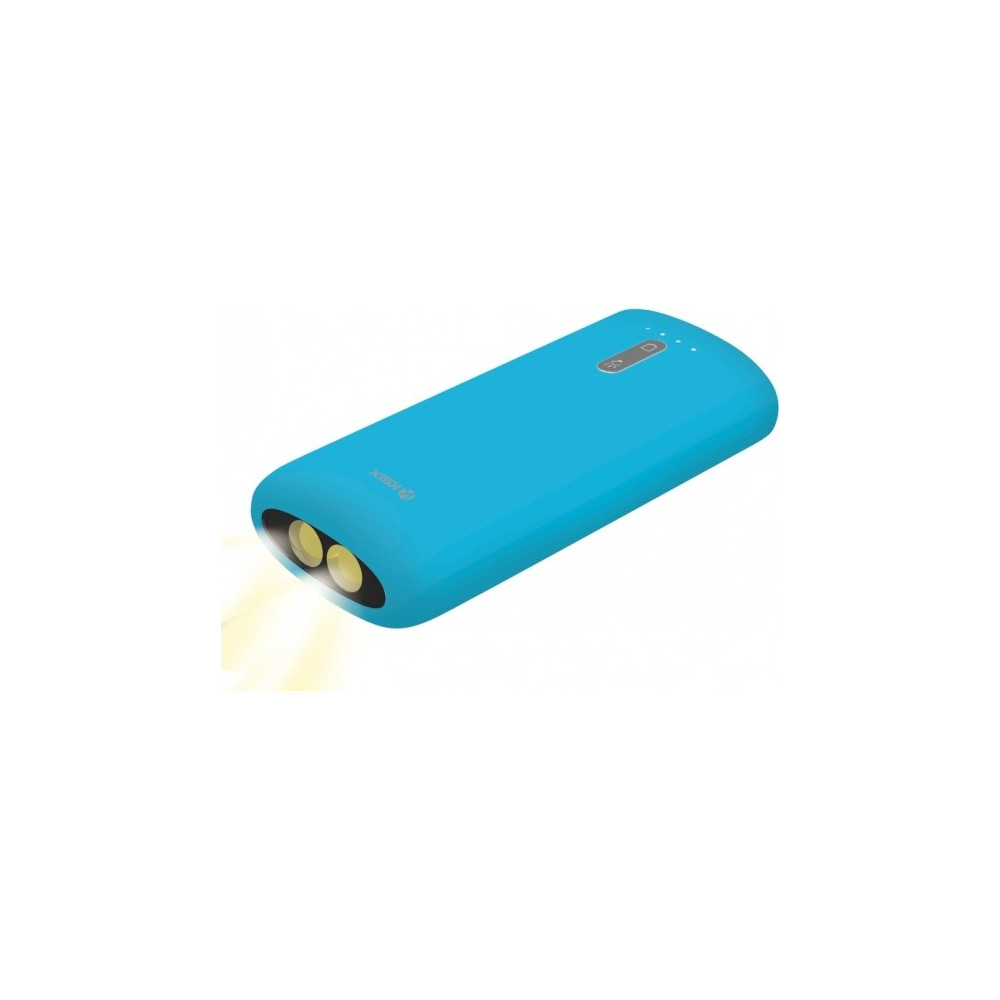 Power Bank Ksix 4000 mAh avec Torche intégrée / Bleu