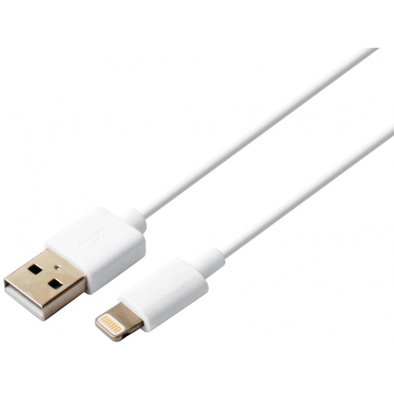 Câble Ksix USB vers Lightning 1m / Blanc