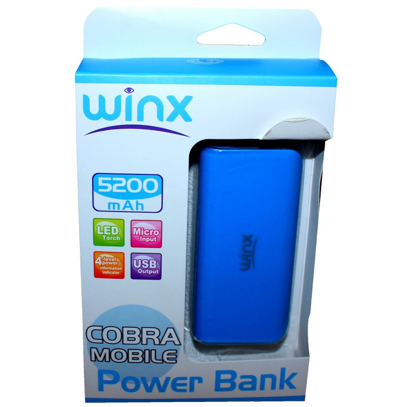 Power Bank Winx 5200mAh / Blanc