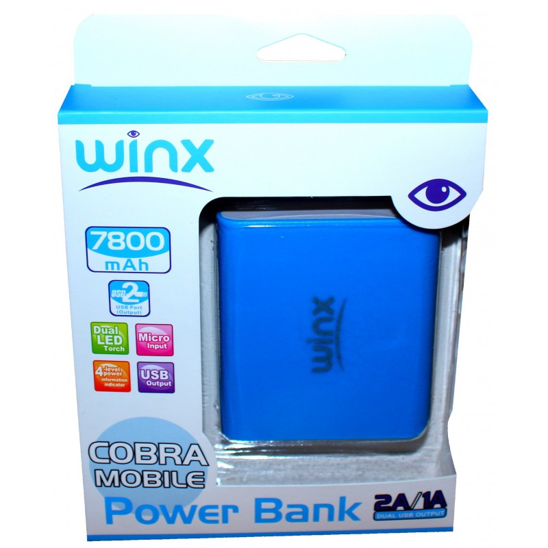 Power Bank Winx 7800 mAh / Blanc