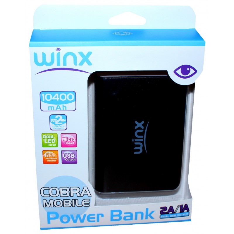 Power Bank Winx 10400 mAh / Blanc