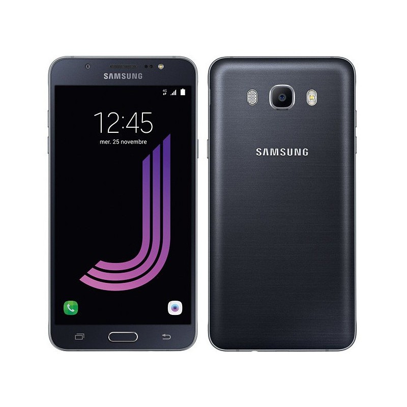 Téléphone Portable Samsung Galaxy J7 2016 / 4G / Double SIM / Noir + SIM Offerte