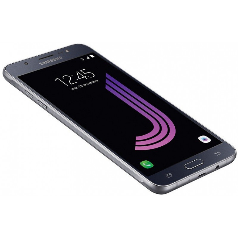 Téléphone Portable Samsung Galaxy J7 2016 / 4G / Double SIM / Noir + SIM Offerte