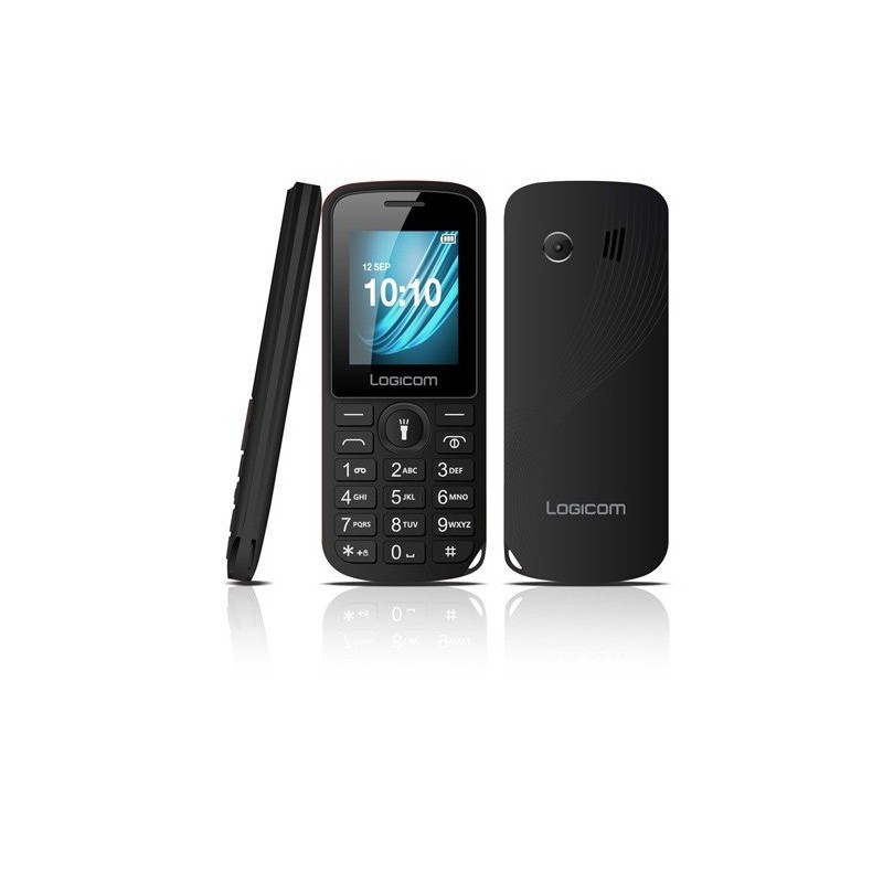 Téléphone Portable Logicom L-195 / Noir + SIM Offerte