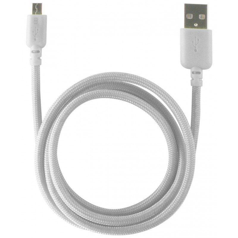 Câble Ksix USB vers Micro USB / Blanc