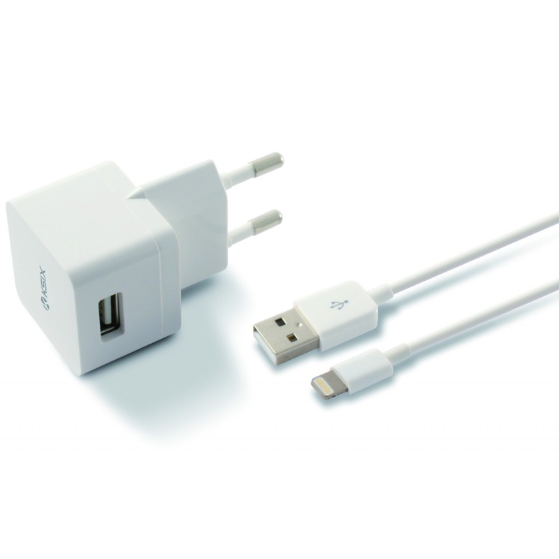Chargeur Secteur USB + Câble USB vers Lightning