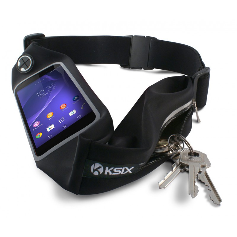 Etui Ceinture de sport pour Smartphone Ksix / Noir