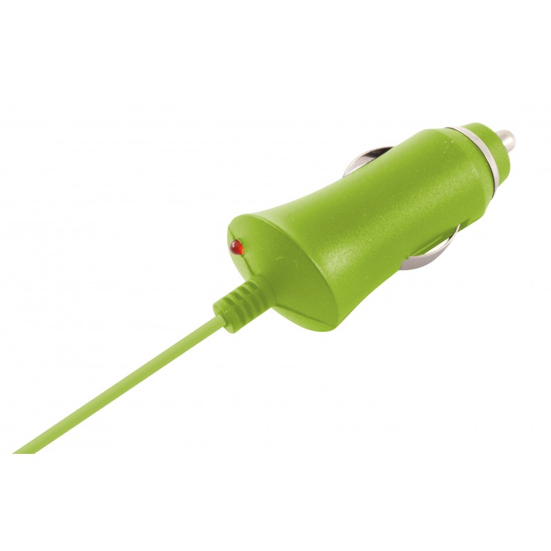 Chargeur Allume Cigare Ksix Micro USB 1A / Vert