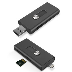 Adaptateur Ksix iMemory Extension double connexion: Lightning et USB