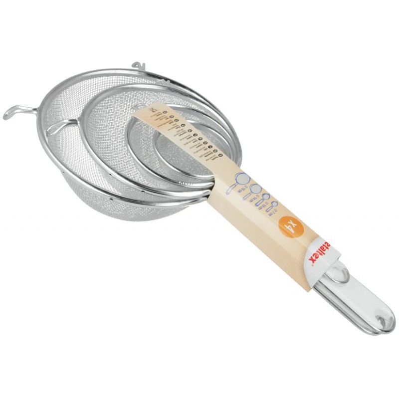 Set de 4 Passoires Metaltex 7/10/14/18 cm