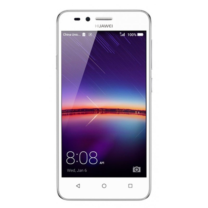 Téléphone Portable Huawei Y3 II 4G / Blanc + Film de protection + Coque + SIM Offerte