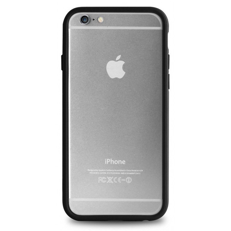 Bumper en Silicone Puro pour iPhone 6 / Noir