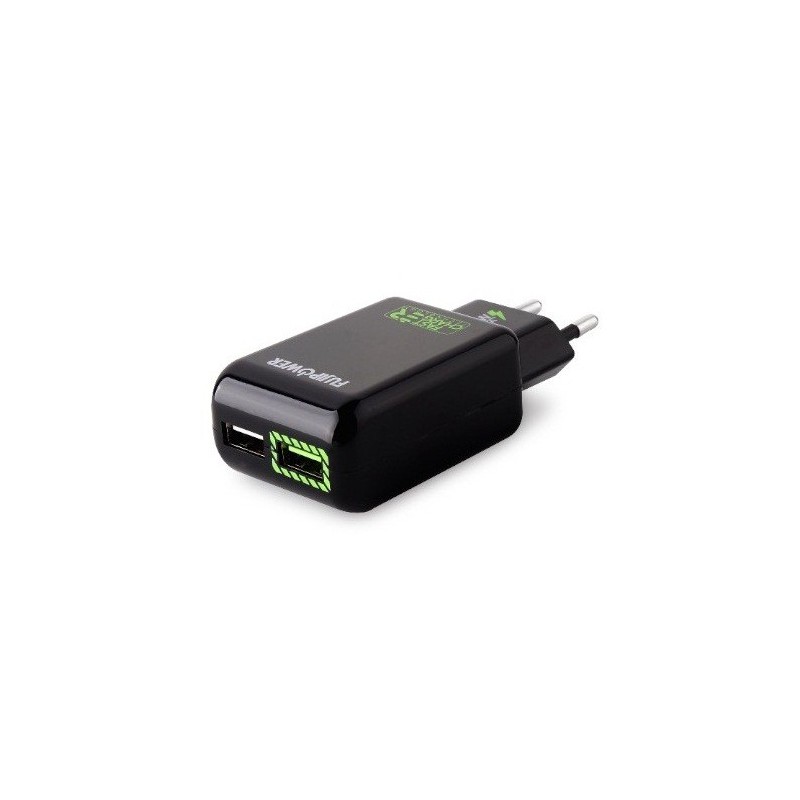 Chargeur Secteur Puro Fujipower 2 USB 3.4A / Noir