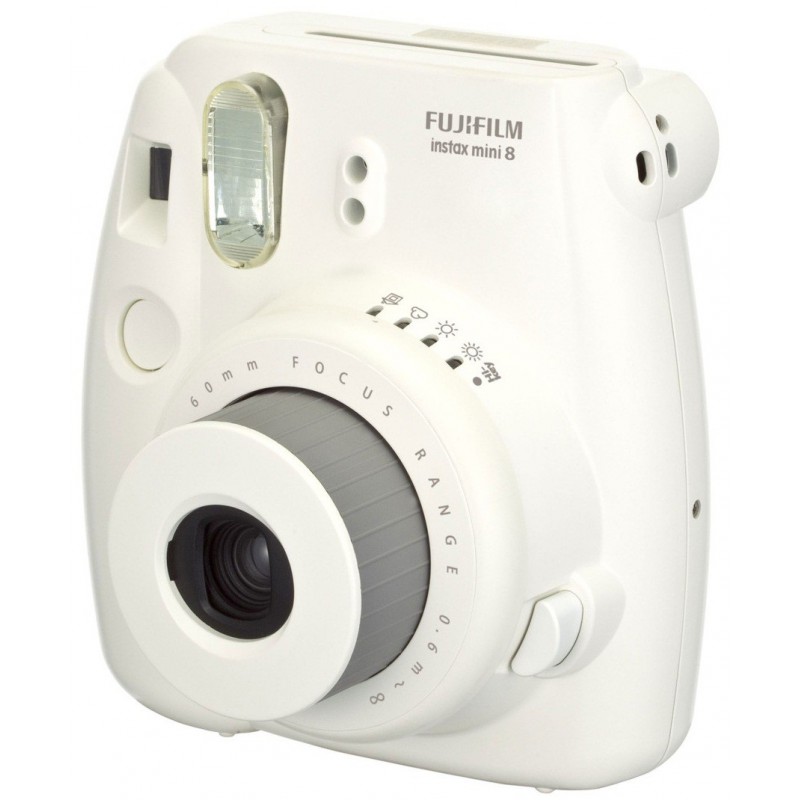 Appareil photo à impression instantanée Fujifilm Instax Mini 8 / Blanc