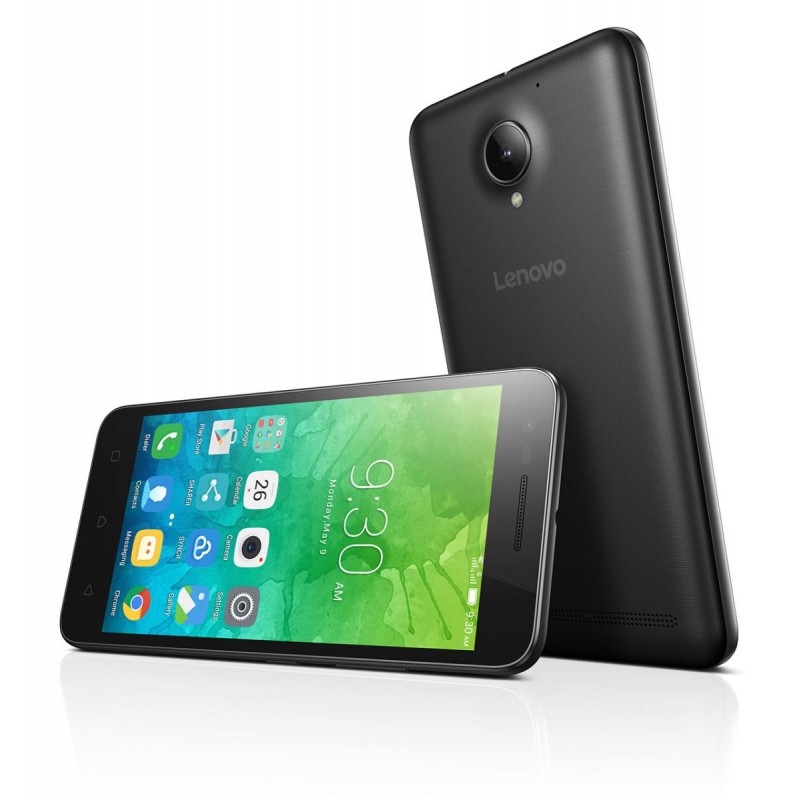 Téléphone Portable Lenovo C2 / Double SIM / 4G / Noir + SIM Offerte