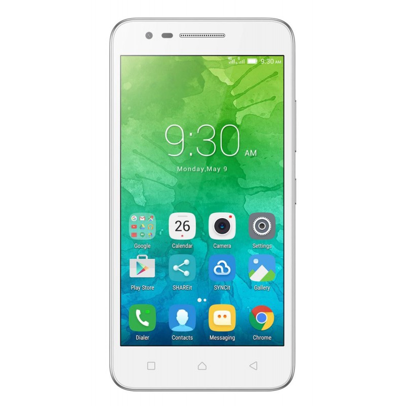 Téléphone Portable Lenovo C2 / Double SIM / 4G / Blanc + SIM Offerte