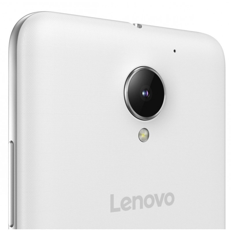 Téléphone Portable Lenovo C2 / Double SIM / 4G / Blanc + SIM Offerte