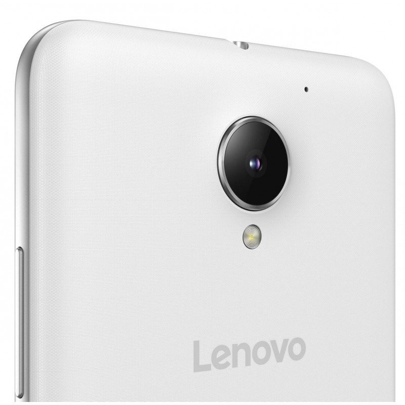 Téléphone Portable Lenovo C2 / Double SIM / 4G / Blanc + SIM Offerte