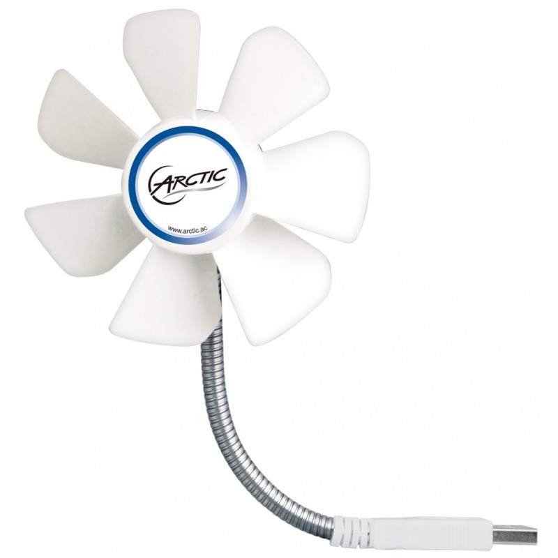 Ventilateur de Bureau Flexible avec Support 92 mm Arctic Breeze / Blanc