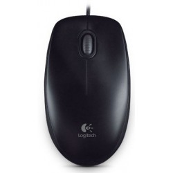 Souris Optique Logitech USB B100 / Blanche