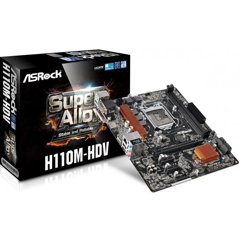 Carte mère ASRock H110M-HDV