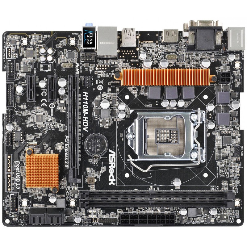 Carte mère ASRock H110M-HDV