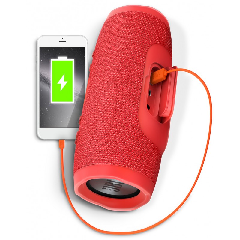 Enceinte Bluetooth portable JBL Charge 3 / Rouge