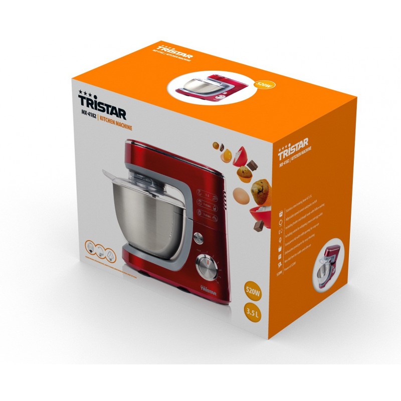 Robot culinaire Bol en inox 3,5L Tristar MX-4182 / 520W