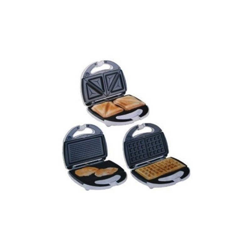 Gaufrier 3 en 1 Sandwich Panini Gaufre Moulinex SW612545