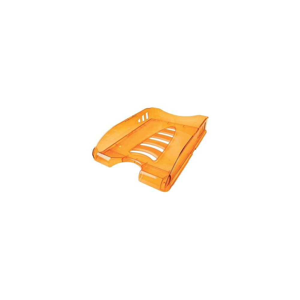 CORBEILLE À COURRIER SUPERPOSABLE SUNRISE ARDA / Orange transparent